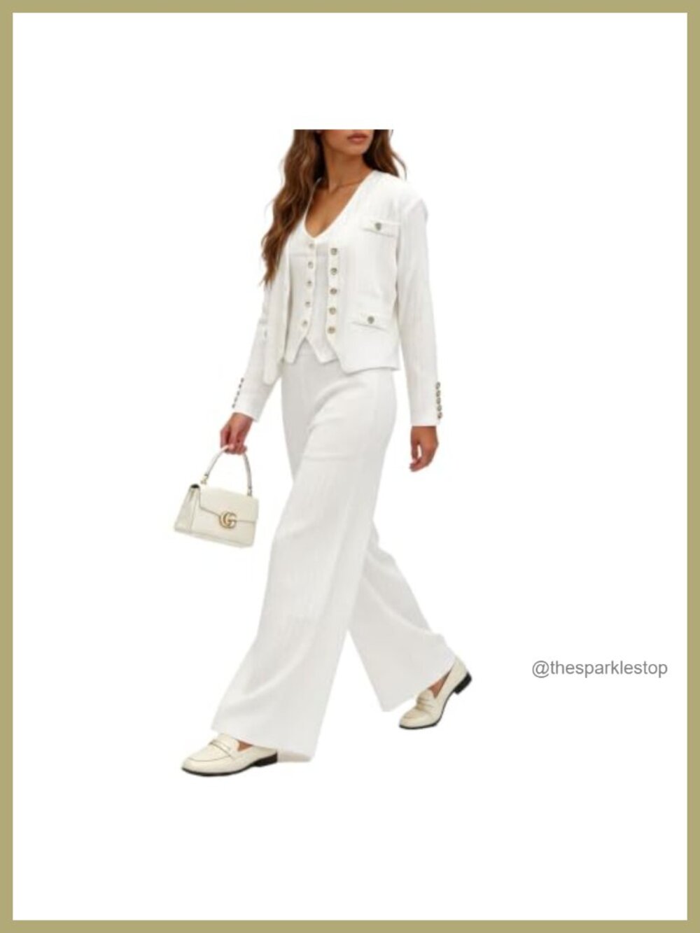 Women's 3-Piece Ribbed Knit Lounge Set Oversized Cardigan Pants